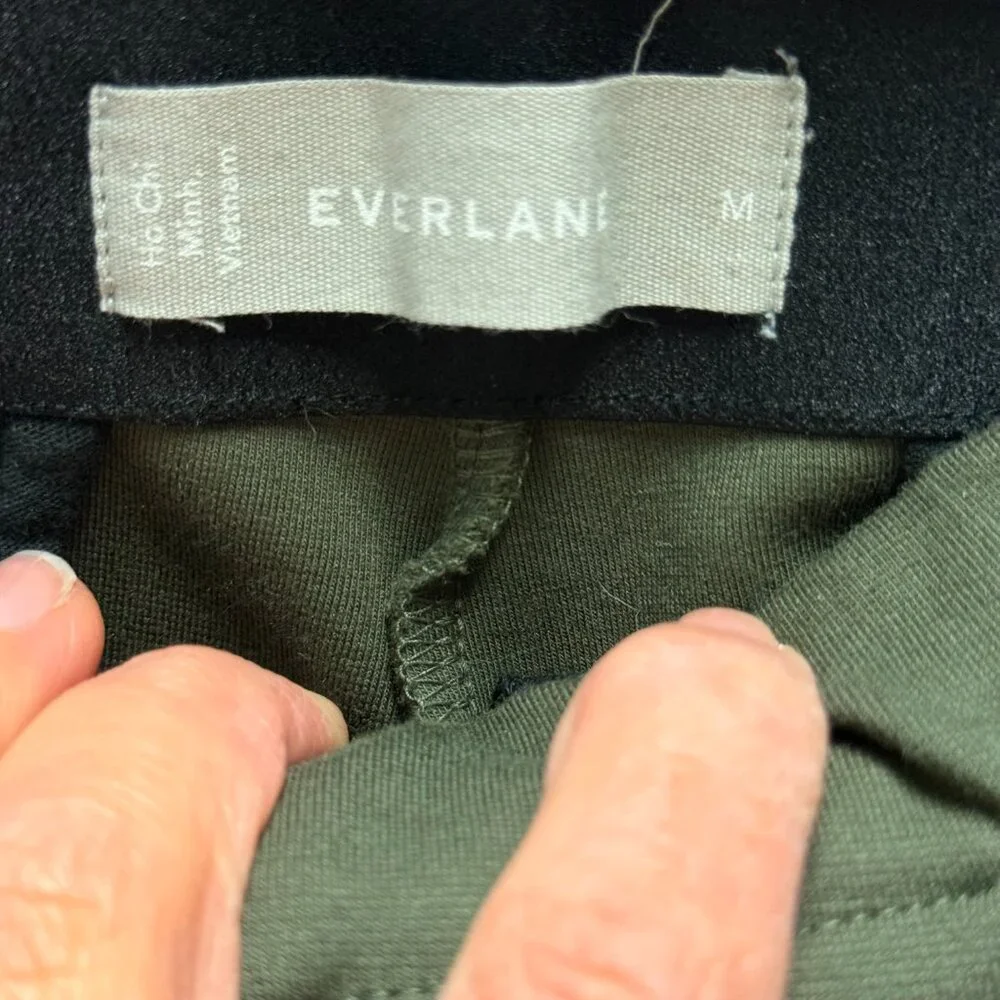 Everlane The Dream Pant in Dark Forest Green Size M - Picture 4 of 4